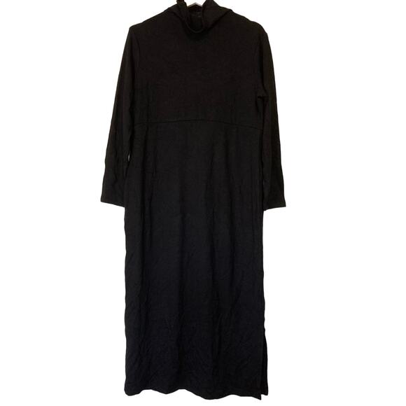 A623039 WOMEN WITH CONTROL Finespun Jersey Tummy Control Midi Dress Black XXS - Picture 1 of 6